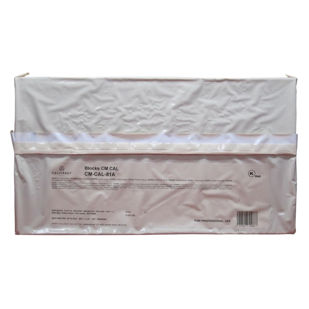 Wholesale Callebaut Each Unsweetened Chocolate Block- Bulk
