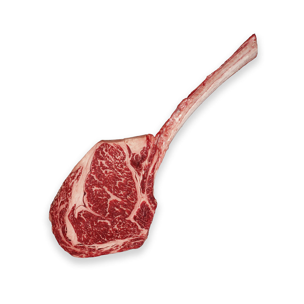Wholesale Margaret River Tomahawk Ribeye Steak Frenched Bms 4/5 32oz- Bulk