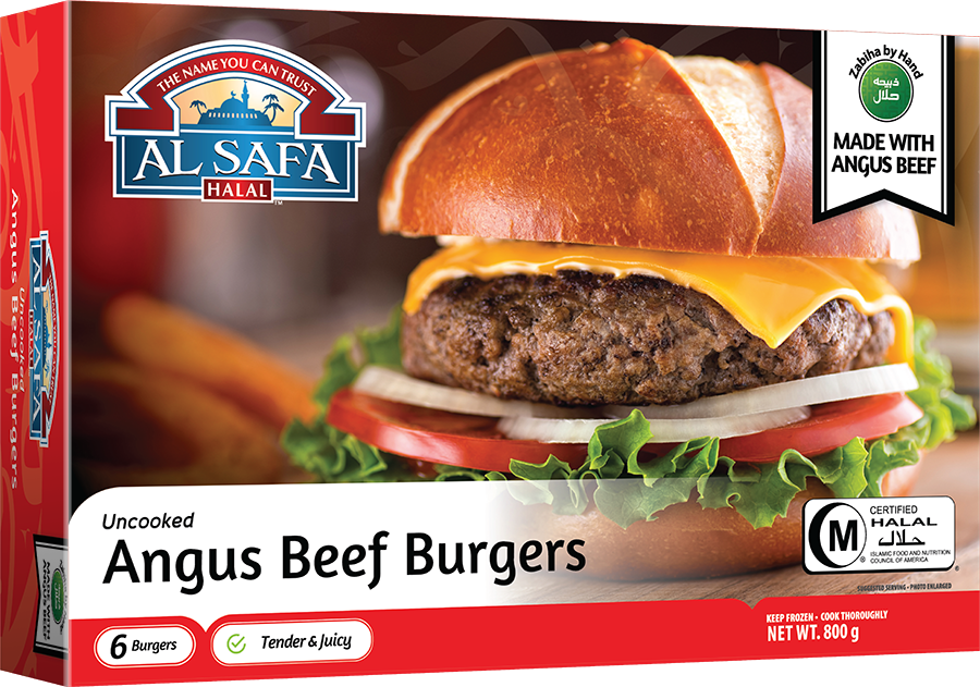 Wholesale Al Safa Halal Angus Beef Burger 800g- Bulk