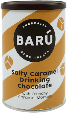 Wholesale Barú Salty Caramel Drinking Chocolate Powder in Canister 8.8 OZ- Bulk