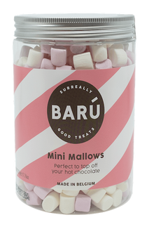 Wholesale Baru Belgian Chocolate Mini Marshmallows Gift Jar 7.76 OZ- Bulk