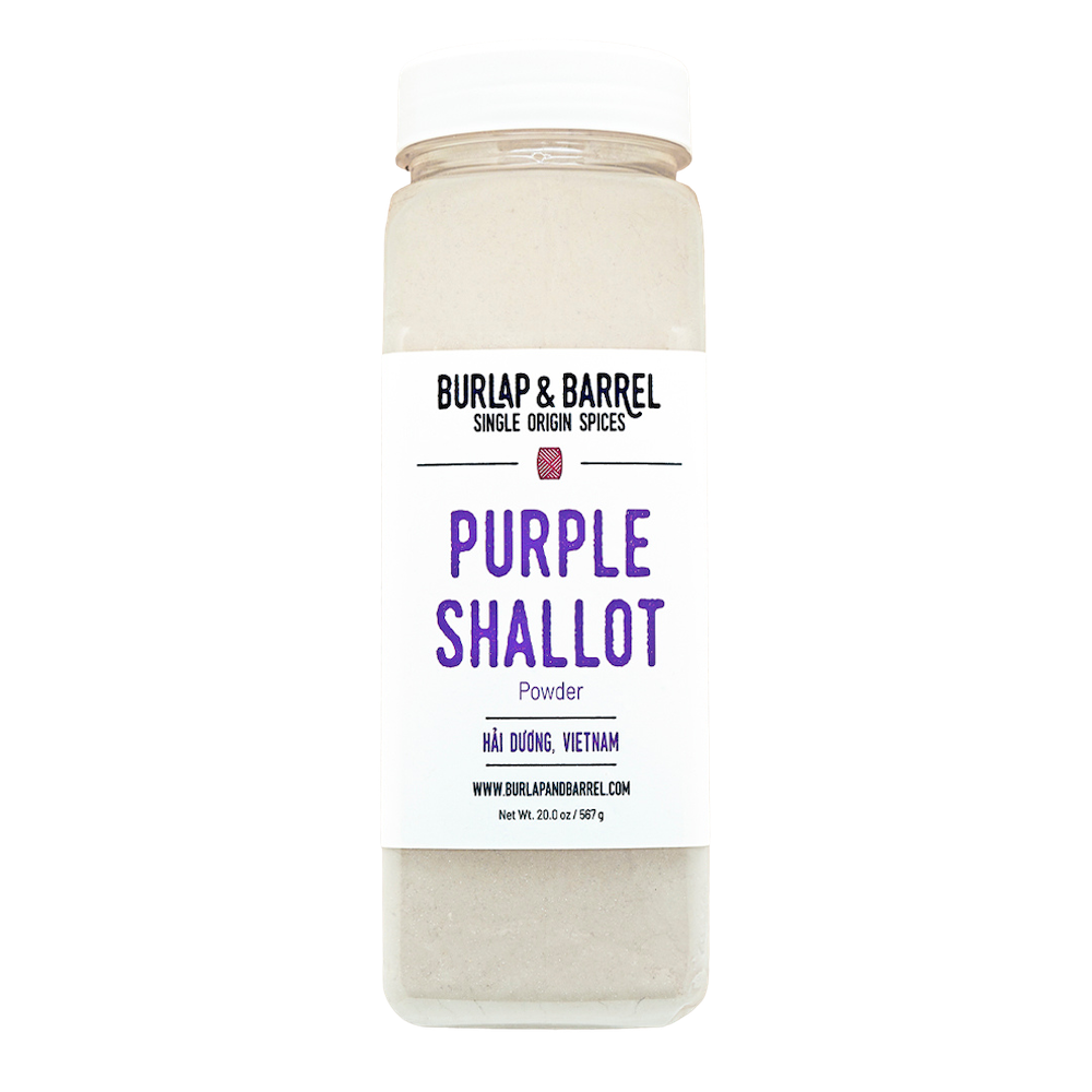 Wholesale Burlap & Barrel Purple Shallot Powder 20oz- Bulk