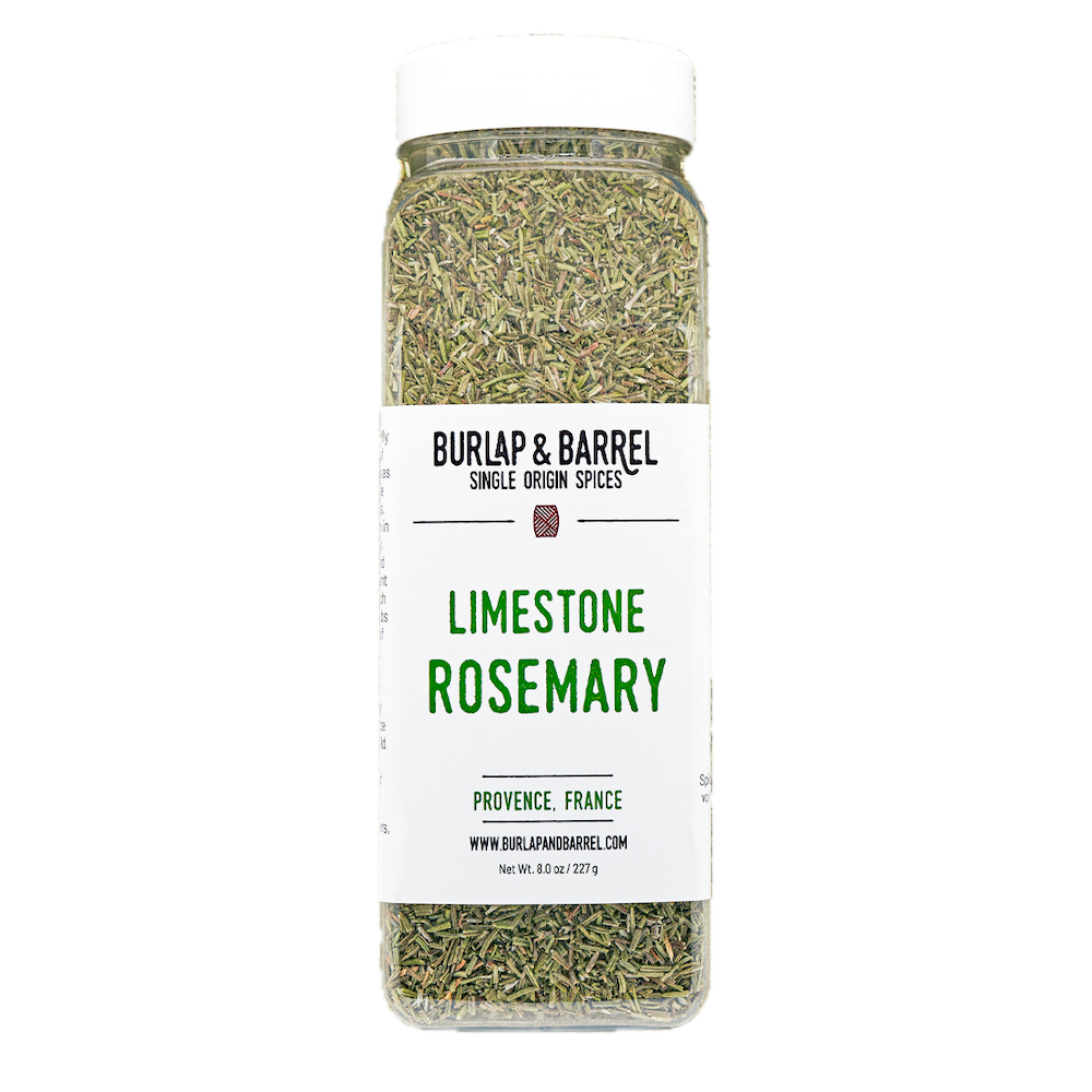 Wholesale Burlap & Barrel Whole Limestone Rosemary 8oz- Bulk