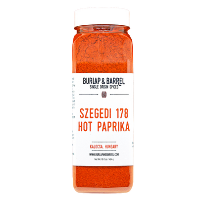 Wholesale Burlap & Barrel Ground Szegedi 178 Hot Paprika 16oz- Bulk