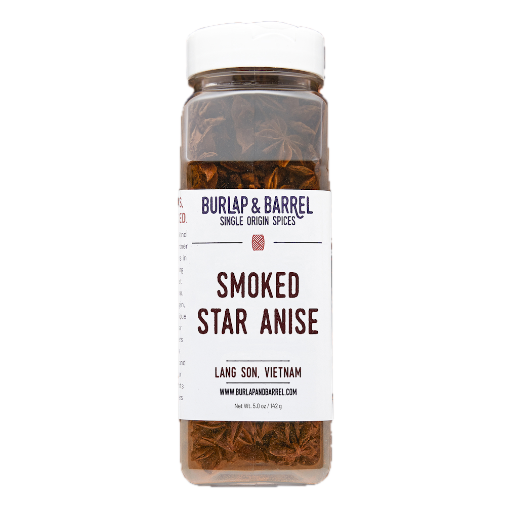 Wholesale Burlap & Barrel Whole Smoked Star Anise 5oz- Bulk
