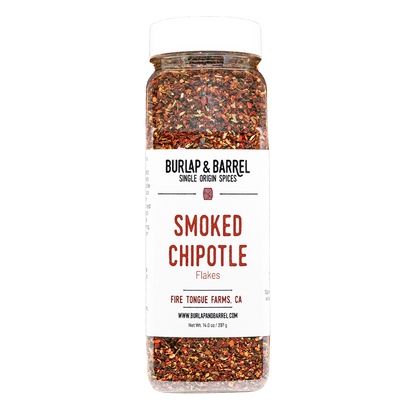Wholesale Burlap & Barrel Smoked Chipotle Chili Flakes 14oz- Bulk