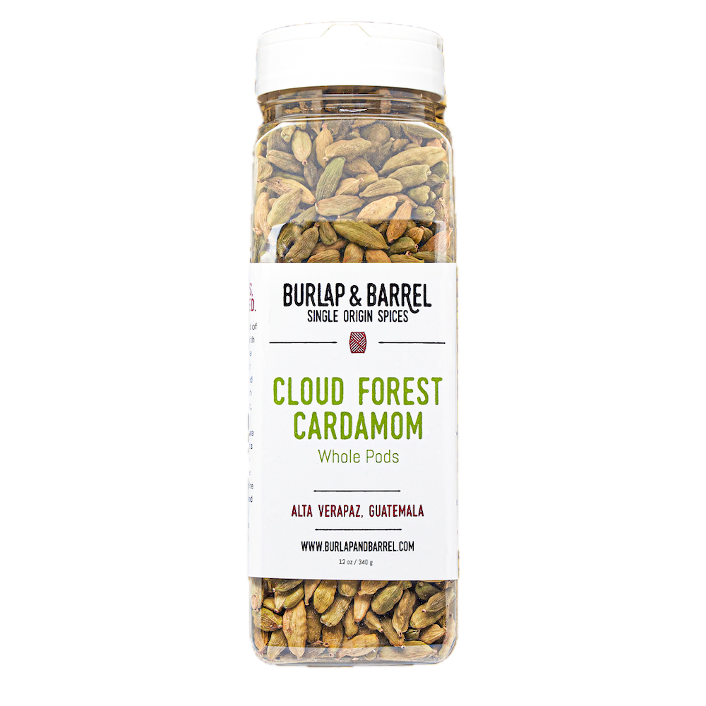 Wholesale Burlap & Barrel Whole Cloud Forest Cardamom Pods 12oz- Bulk