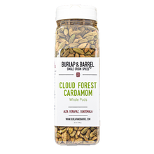 Wholesale Burlap & Barrel Whole Cloud Forest Cardamom Pods 12oz- Bulk
