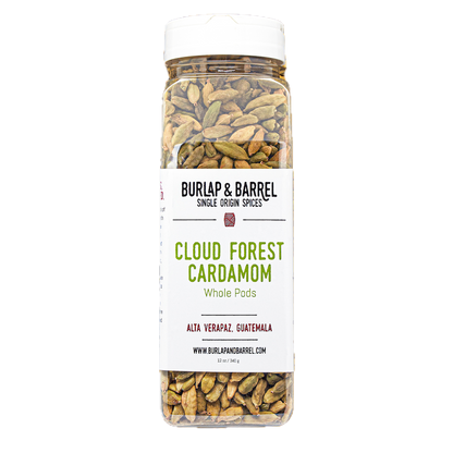 Wholesale Burlap & Barrel Whole Cloud Forest Cardamom Pods 12oz- Bulk