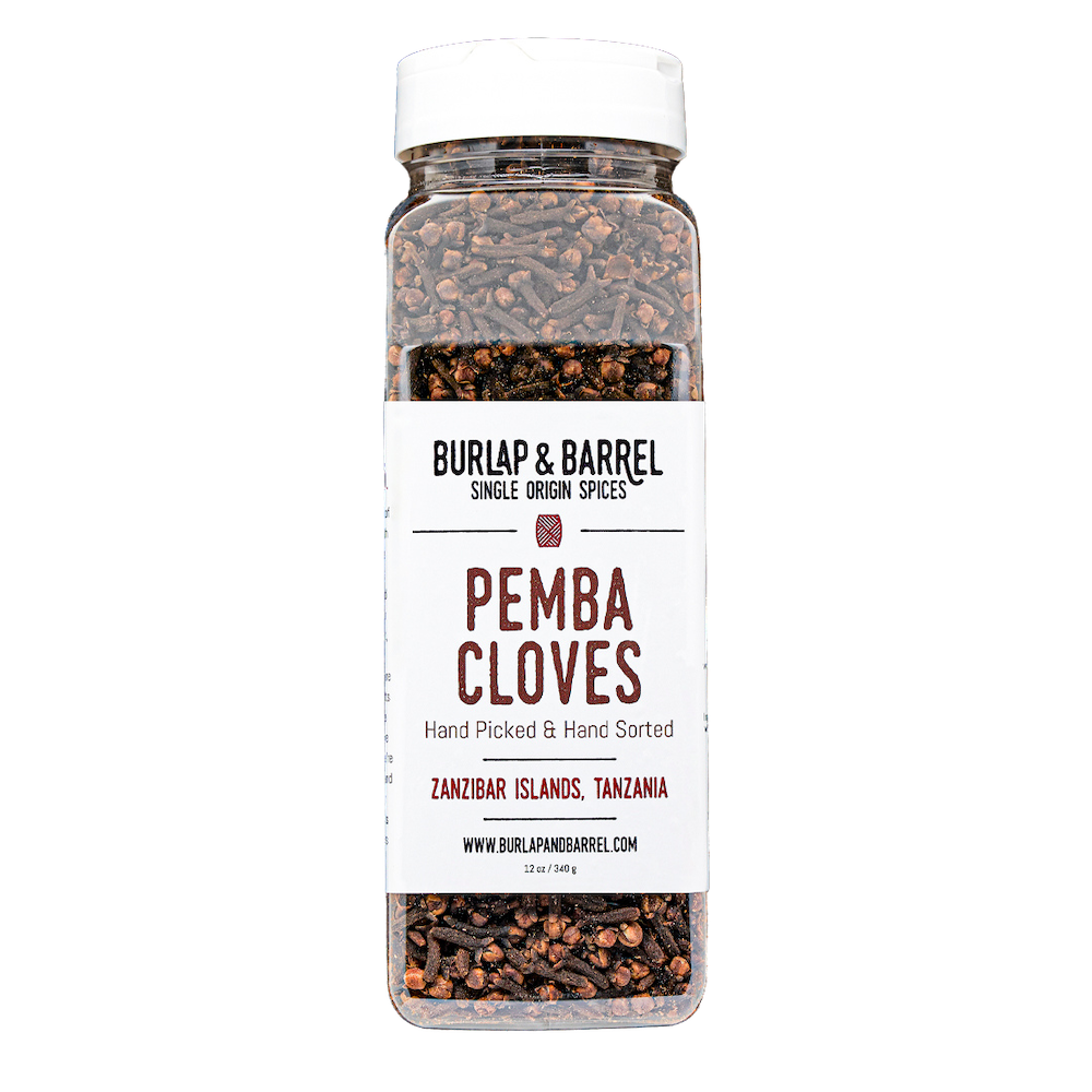 Wholesale Burlap & Barrel Whole Pemba Cloves 12oz- Bulk