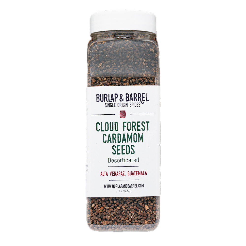 Wholesale Burlap & Barrel Cloud Forest Cardamom Seeds 16oz- Bulk
