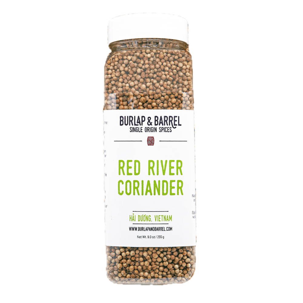 Wholesale Burlap & Barrel Whole Red River Coriander 9oz- Bulk