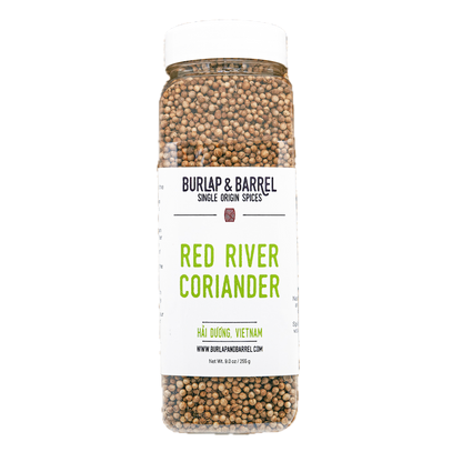 Wholesale Burlap & Barrel Whole Red River Coriander 9oz- Bulk