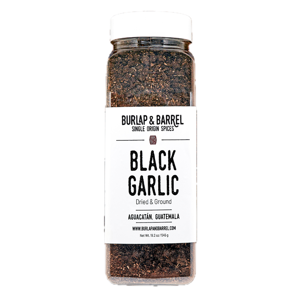 Wholesale Burlap & Barrel Ground Black Garlic 19.2oz- Bulk