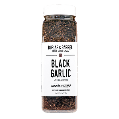Wholesale Burlap & Barrel Ground Black Garlic 19.2oz- Bulk