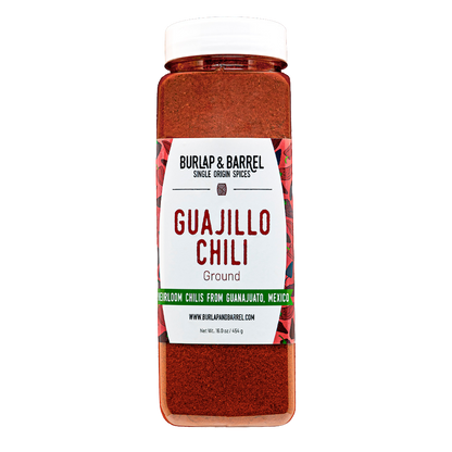 Wholesale Burlap & Barrel Guajillo Chili Powder 16oz- Bulk