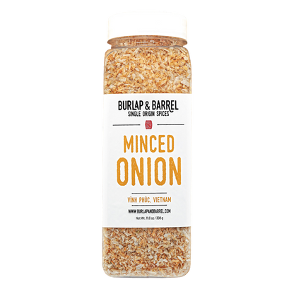 Wholesale Burlap & Barrel Minced Onion 11oz- Bulk