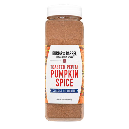 Wholesale Burlap & Barrel Toasted Pepita Pumpkin Spice 23oz- Bulk