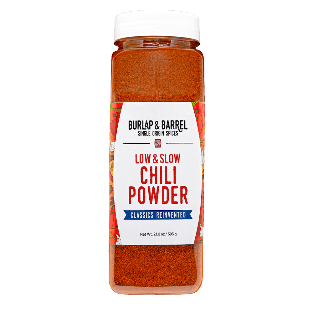 Wholesale Burlap & Barrel Low & Slow Chili Powder 21oz- Bulk
