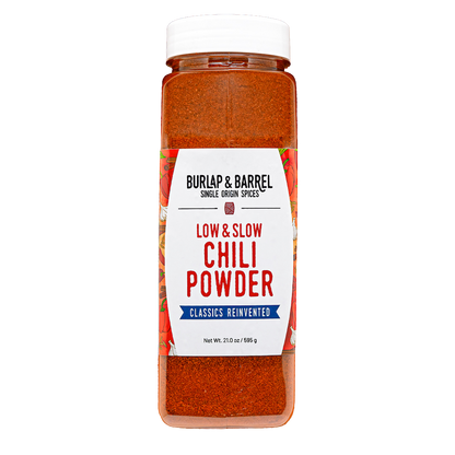 Wholesale Burlap & Barrel Low & Slow Chili Powder 21oz- Bulk