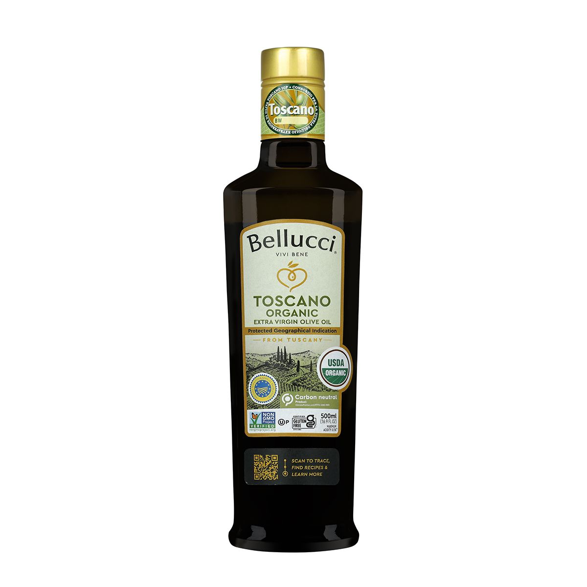 Wholesale Bellucci Tuscan PGI Organic EVOO 16.9 fl oz ()- Bulk