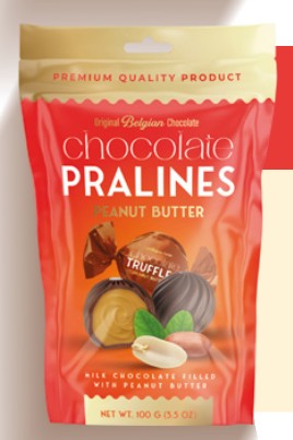 Wholesale BeeMax Milkchocolate Pralines With Peanut Butter – 3.5 Oz- Bulk
