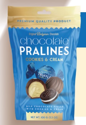 Wholesale BeeMax Milk Chocolate Pralines With Cookies & Cream – 3.5 Oz- Bulk