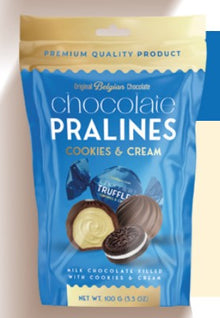 Wholesale BeeMax Milk Chocolate Pralines With Cookies & Cream – 3.5 Oz- Bulk