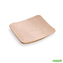 Wholesale Restaurantware Bundle: 100 Square Natural 2.25" Bamboo Dishes and 100 Mini Spoons- Bulk