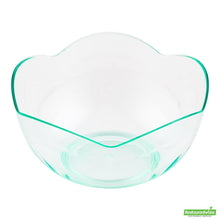Wholesale Restaurantware Bundle: 100 2 Oz Round Seagreen Plastic Le Fleur Cups and 100 Mini Forks- Bulk