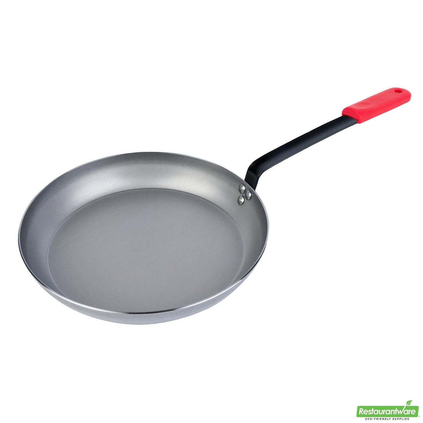 Wholesale Restaurantware Bundle: 1 Carbon Steel 14" Non-Stick Fry Pan and 1 Sleeve- Bulk