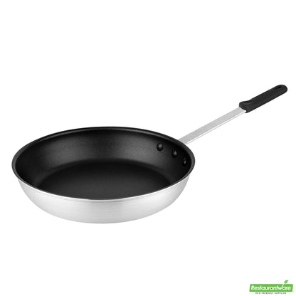 Wholesale Restaurantware Bundle: 1 Aluminum 12" Non-Stick Fry Pan and 1 Black Sleeve- Bulk