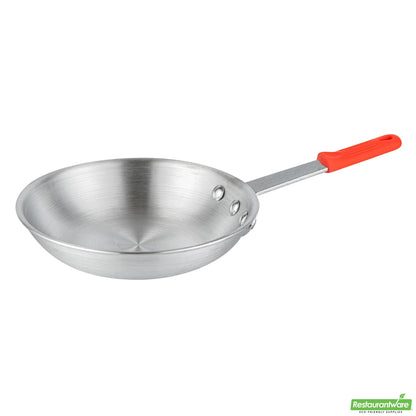 Wholesale Restaurantware Bundle: 6 Aluminum 8" Fry Pans and 6 Red Sleeves- Bulk