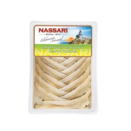 Wholesale NASSARI Boquerones (White Anchovies) Lemon Flavor- Bulk