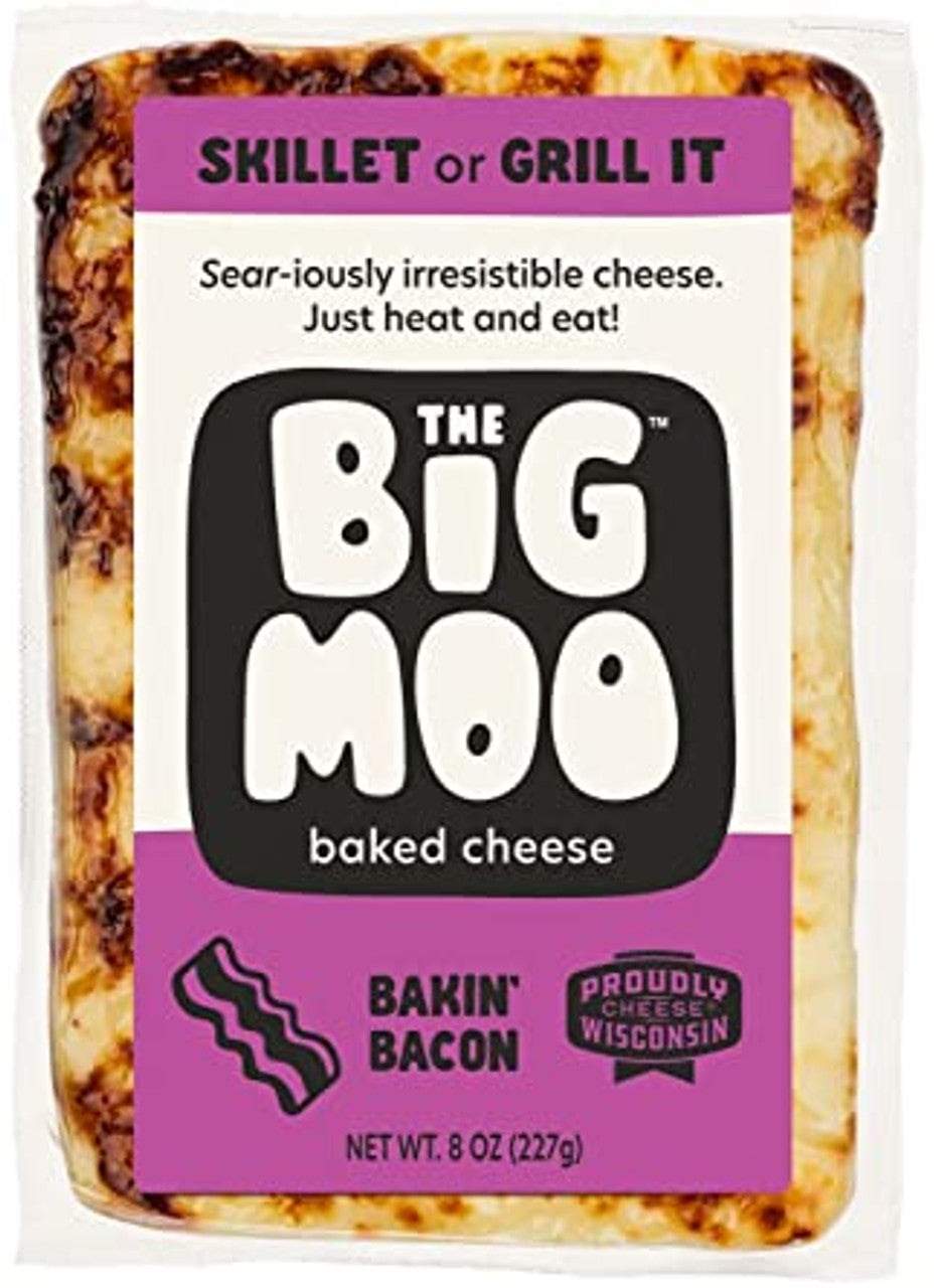 Wholesale Big Moo Bakin Bacon Baked Cheese 6 oz- Bulk