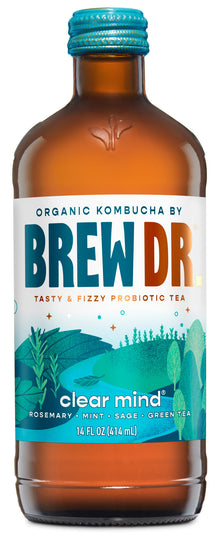 Wholesale Brew Dr 12/14 Oz Clear Mind- Bulk