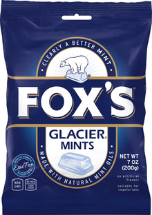Wholesale Fox's Glacier Mints, Bag 7.05oz (200g)- Bulk