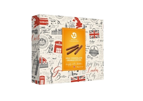 Wholesale Walkers Chocolates Milk Chocolate Orange Sticks 5.29oz (150g)- Bulk