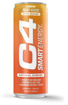 Wholesale C4 Smart Energy 12/12 Oz Peach Mango Nectar- Bulk