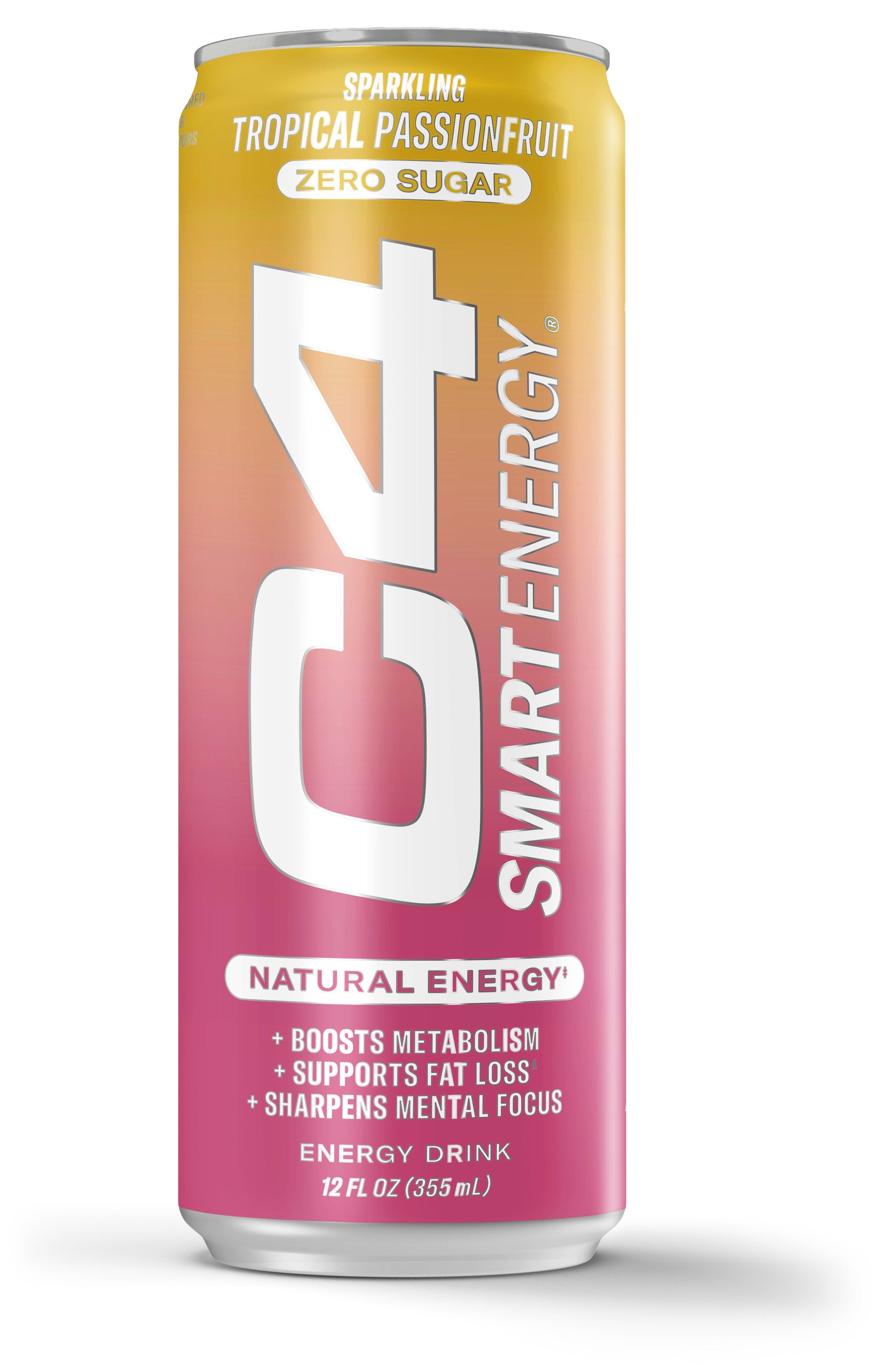 Wholesale C4 Smart Energy 12/12 Oz Tropical Passionfruit- Bulk