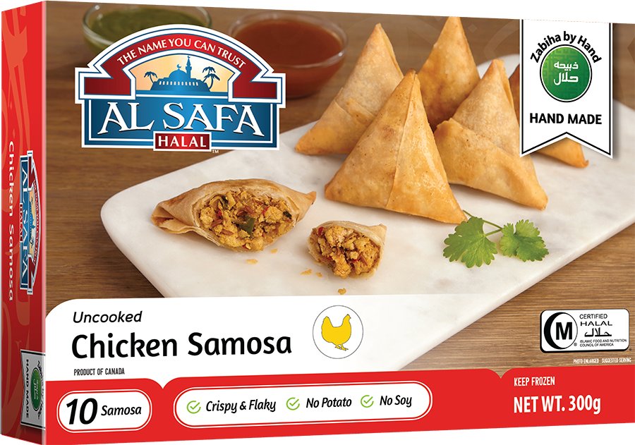 Wholesale Al Safa Halal HM Chicken Samosa 10pcs- Bulk