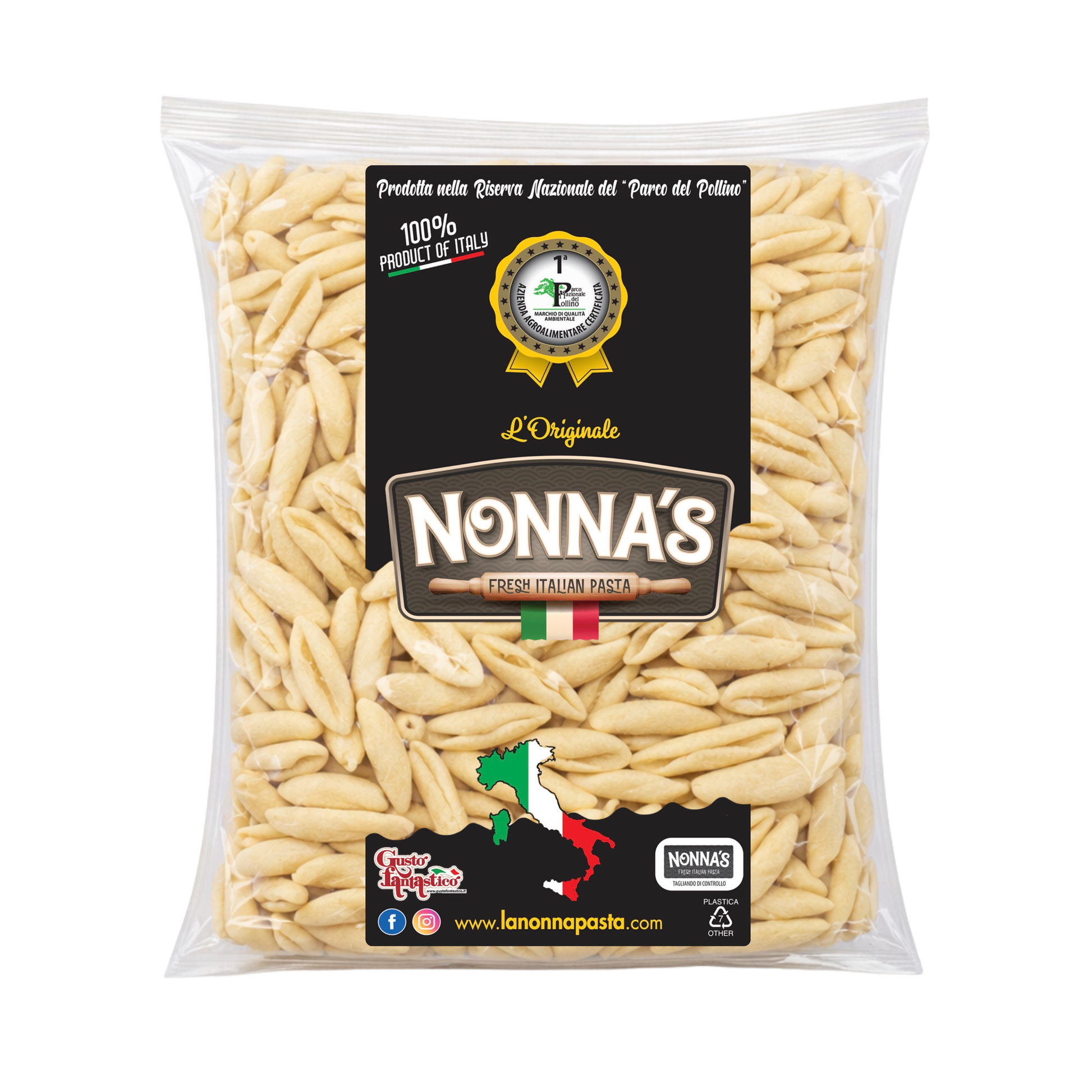 Wholesale Nonna's a Cavatelli Fresh Pasta- Bulk