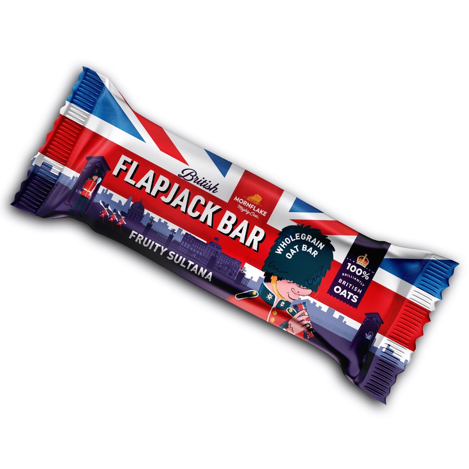 Wholesale Mornflake Sultana Flapjack Oat Bar 3.2oz (91g)- Bulk