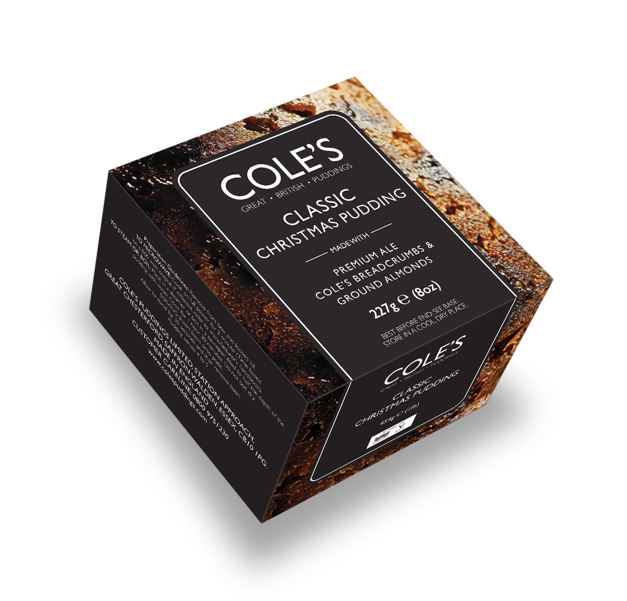 Wholesale Cole's Classic Christmas Pudding 8.00oz (227g)- Bulk