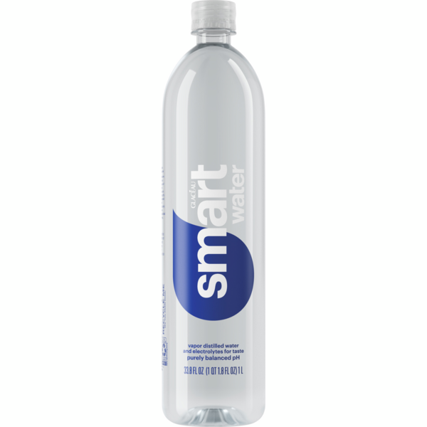 Wholesale smartwater vapor distilled premium water bottle, 1 Liter Bottle- Bulk