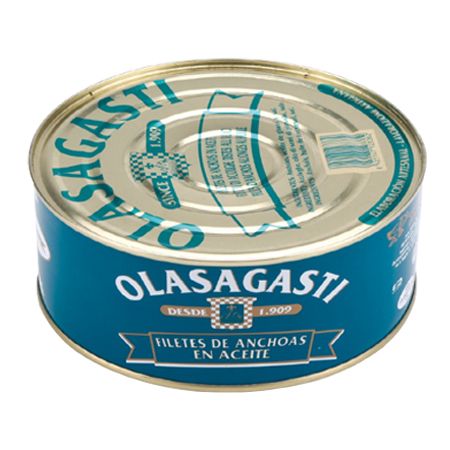 Wholesale Olasagasti Cantabric Anchovies (Fillets) in EVOO ()- Bulk