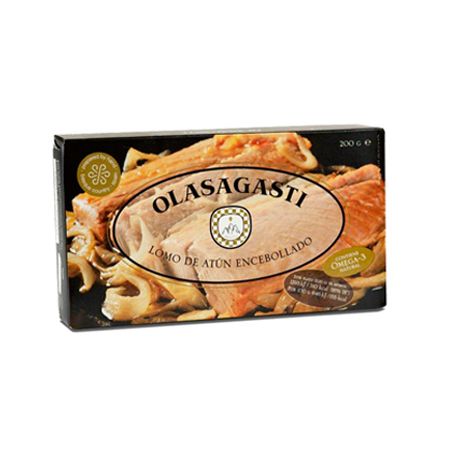 Wholesale Olasagasti Tuna Fish Fillet with Sauteed Onion ()- Bulk