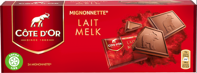 Wholesale Cote D'Or Mignonnettes Milk 24-piece box case of 12 boxes 8.4 OZ- Bulk