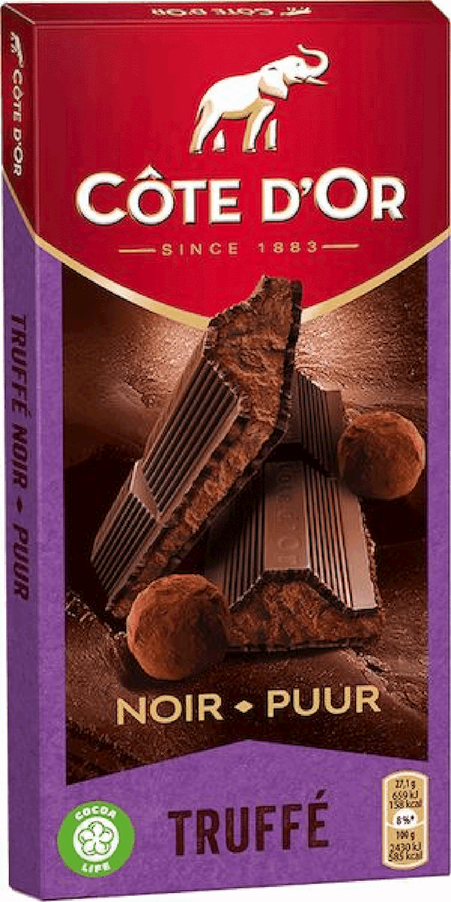 Wholesale Côte d'Or Dark Chocolate Truffle Filled Candy Bar 6.7 OZ- Bulk