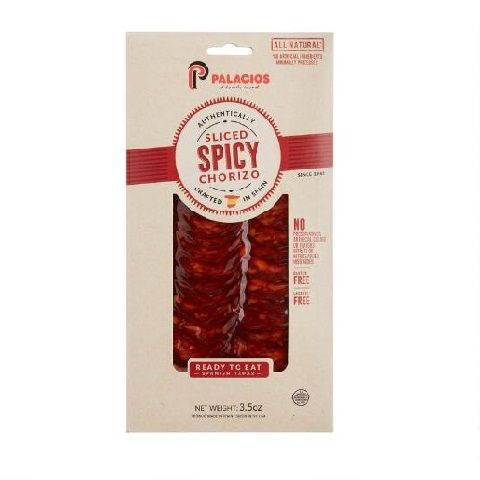 Wholesale Chorizo Palacios Hot Sliced- Bulk